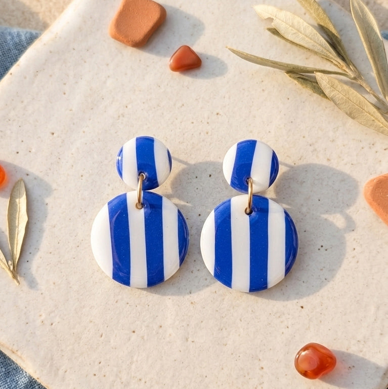 DOLCE VITA "Amalfi Stripe" - Ultramarin & Reinweiß