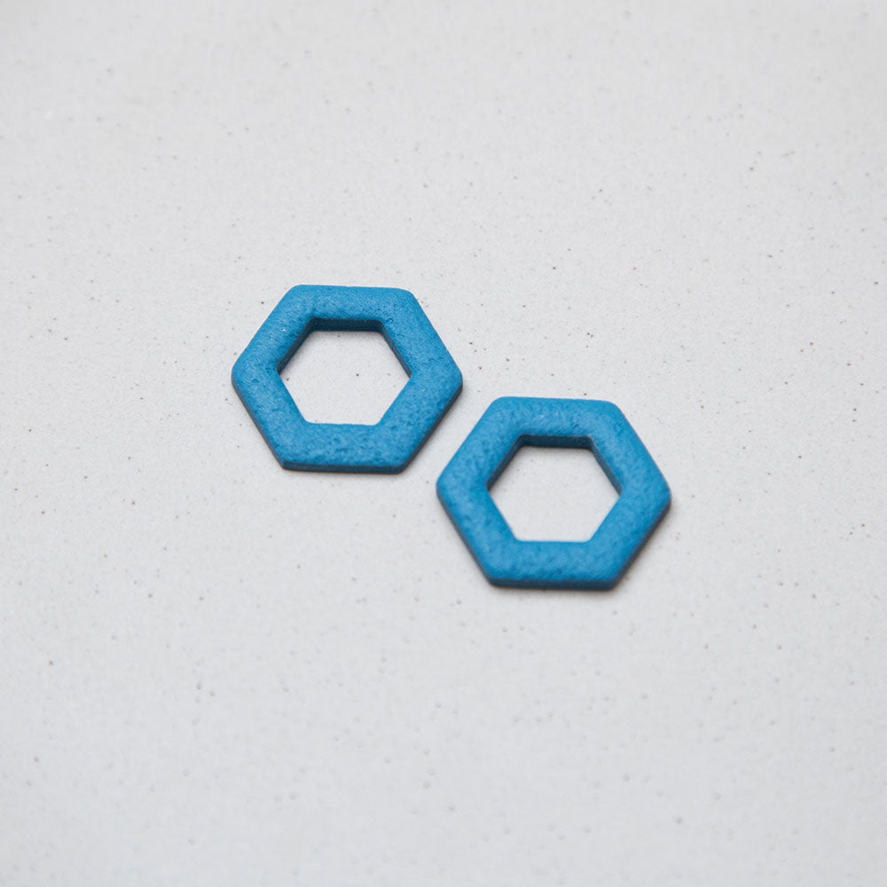 Kornblumenblau - Hexagon Anhänger - Mix & Match