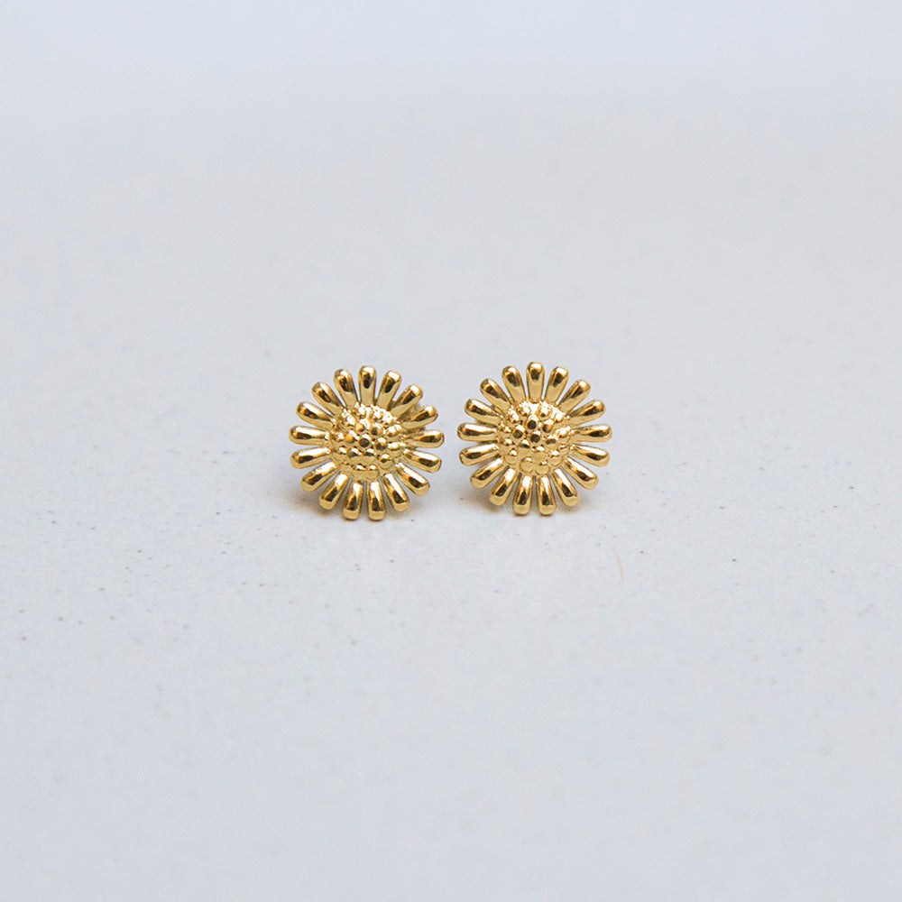 Ohrringe Stecker "Gänseblume" aus Edelstahl