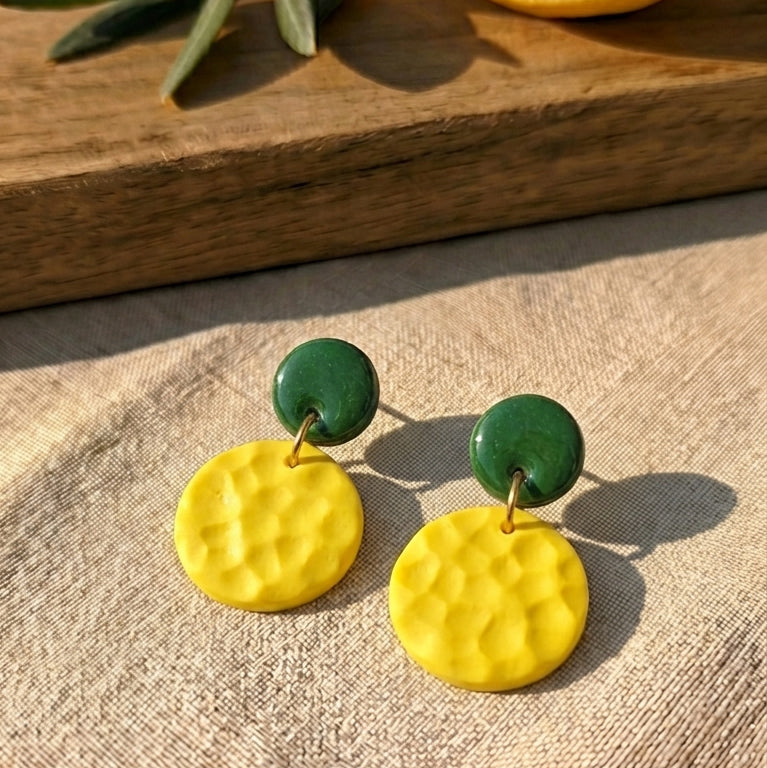DOLCE VITA "Pure Dots" - Zwei Kreise - Oliva & Limone