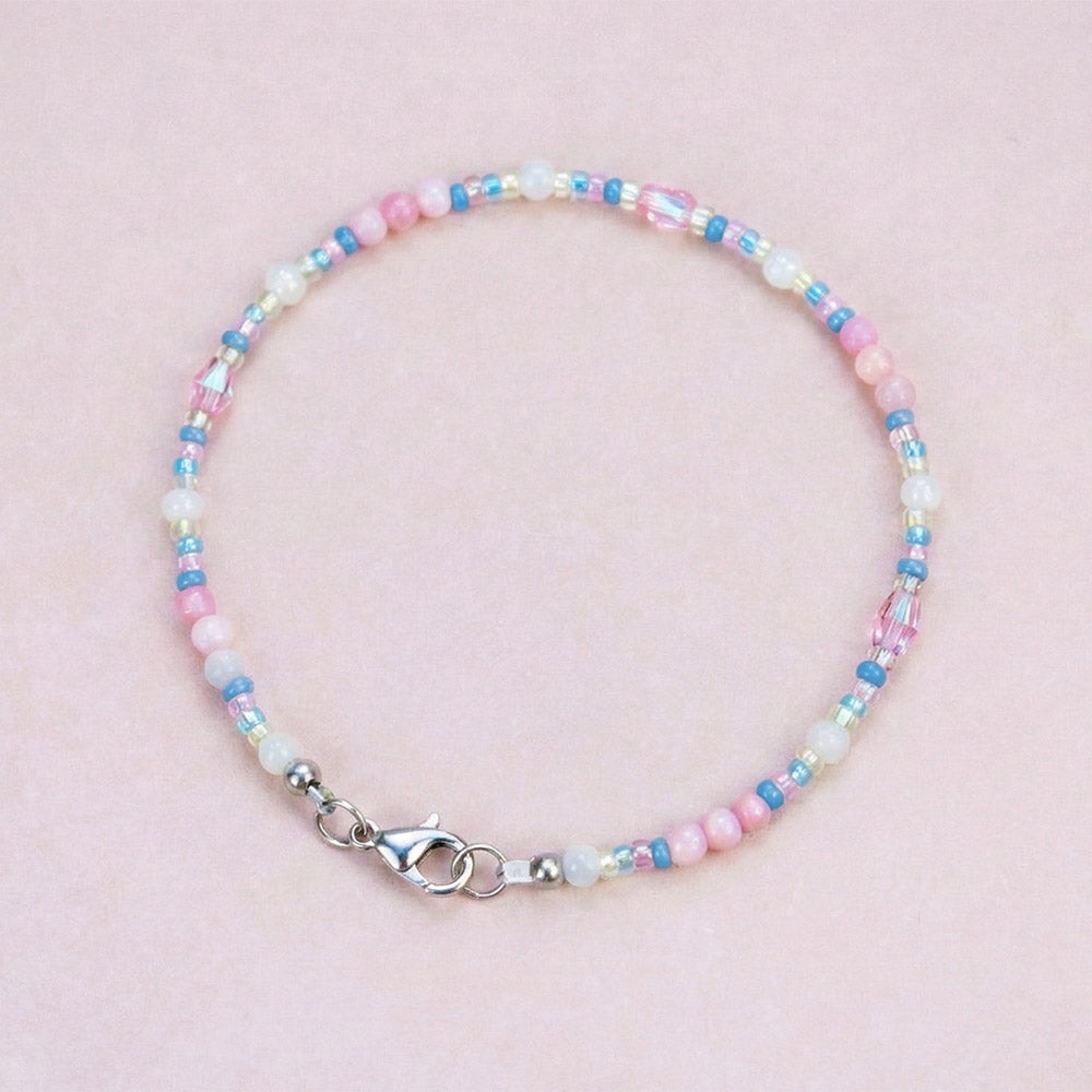 Armband MADAME CHANCE PETITE mit rosa Muschelperlchen