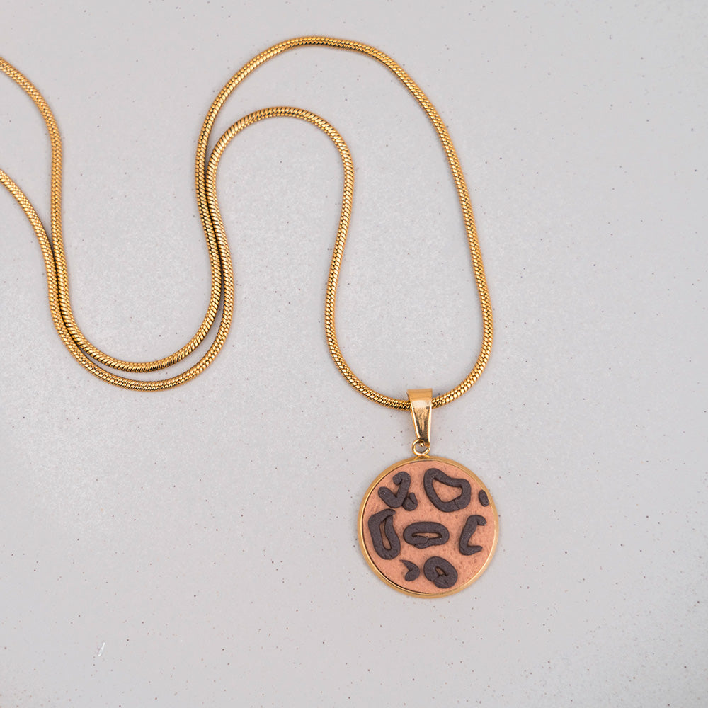 Kette - "Leo" in Haselnuss & Mokka