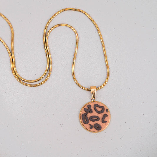 Kette - "Leo" in Haselnuss & Mokka