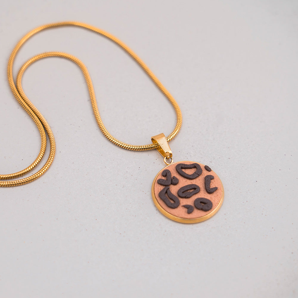 Kette - "Leo" in Haselnuss & Mokka