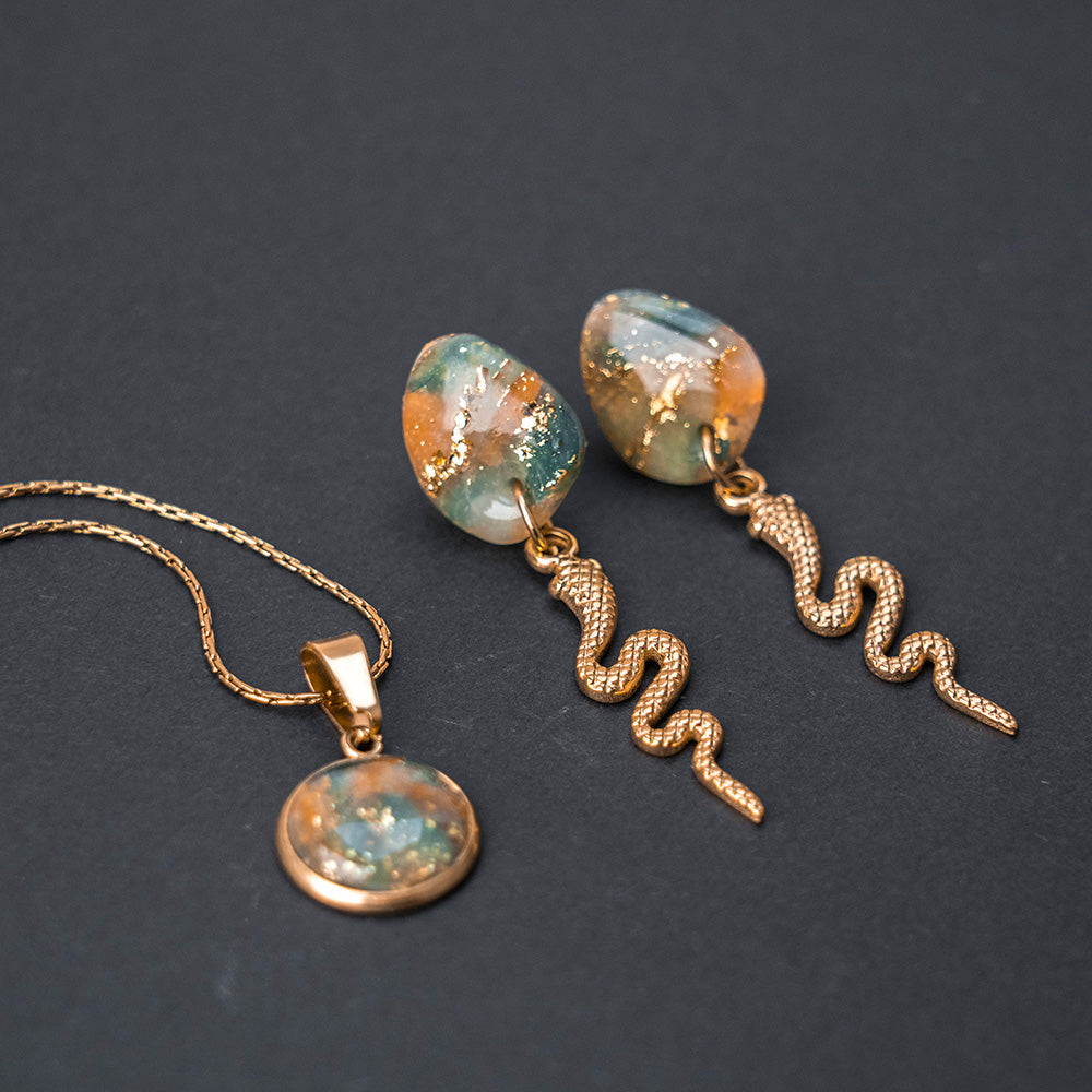 Kette - "Celestial" - goldfarben 12 mm