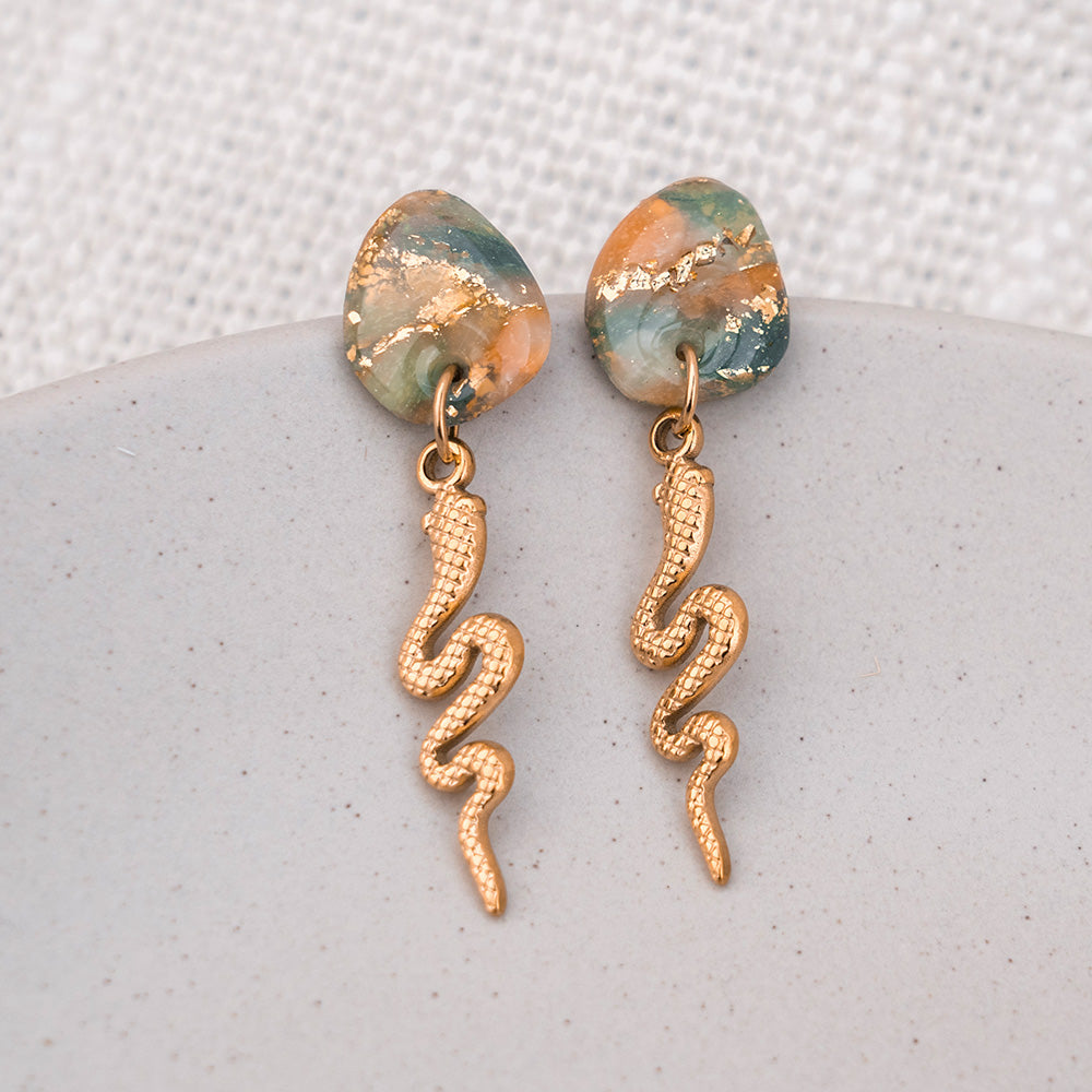 Ohrringe - "Celestial" Schlange