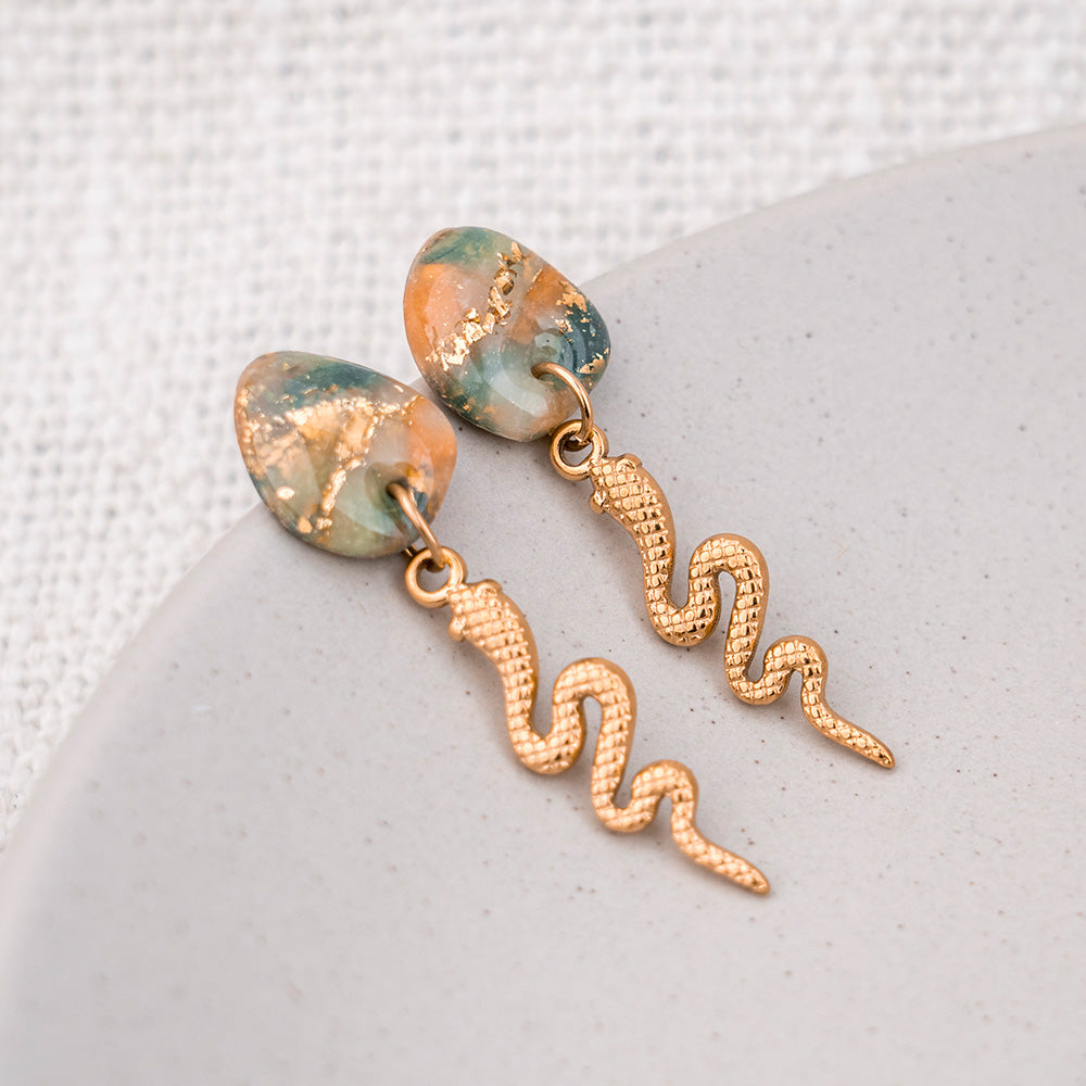 Ohrringe - "Celestial" Schlange