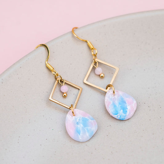 Ohrringe - MADAME CHANCE - organisch - Perlmuttperle