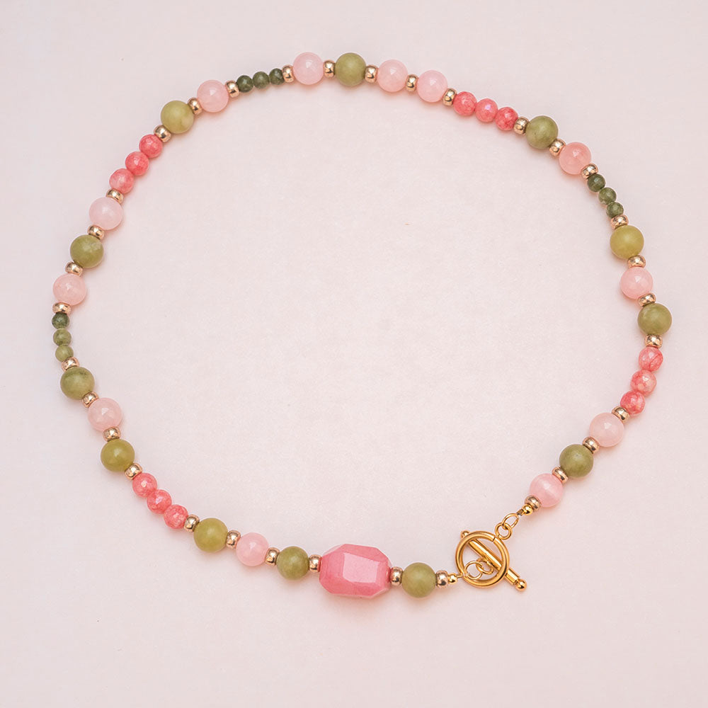 Halskette - LUCKY MELON - JUICY mit „Wassermelonen“-Perle