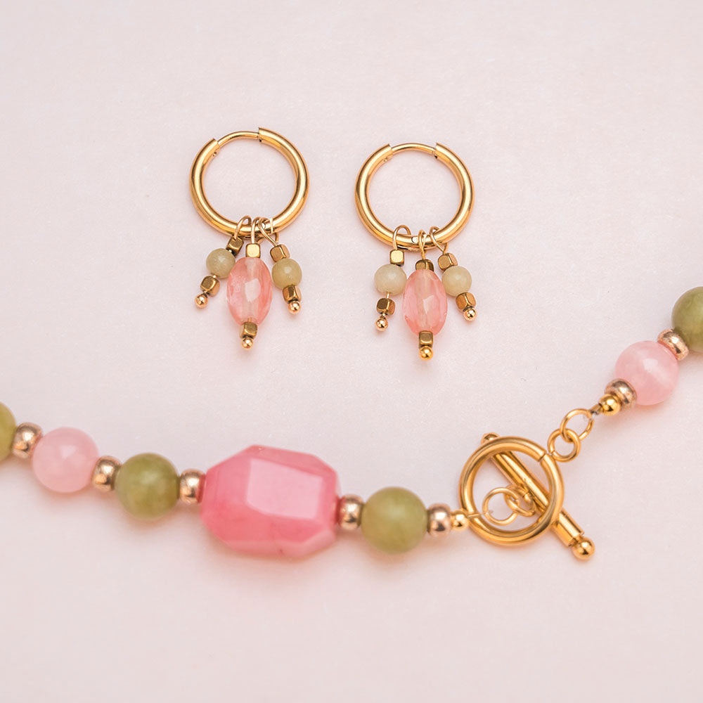 Halskette - LUCKY MELON - JUICY mit „Wassermelonen“-Perle