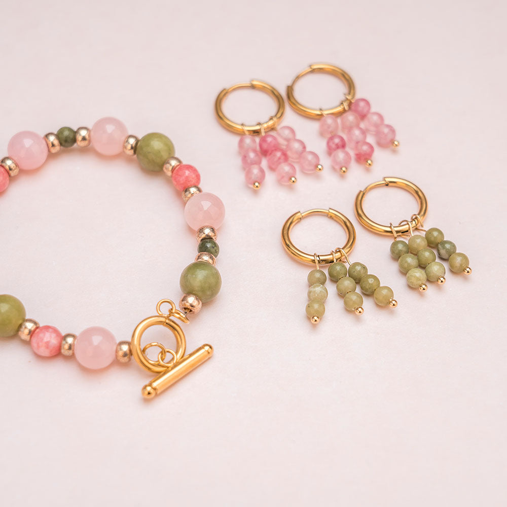 Armband - LUCKY MELON - JUICY mit Knebelverschluss