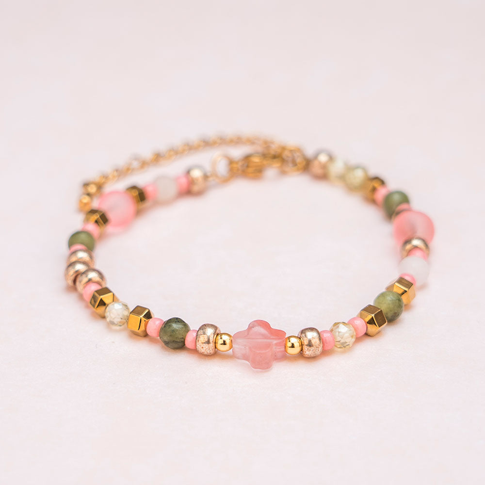 Armband - LUCKY MELON DAILY mit Glücksklee-Elemen
