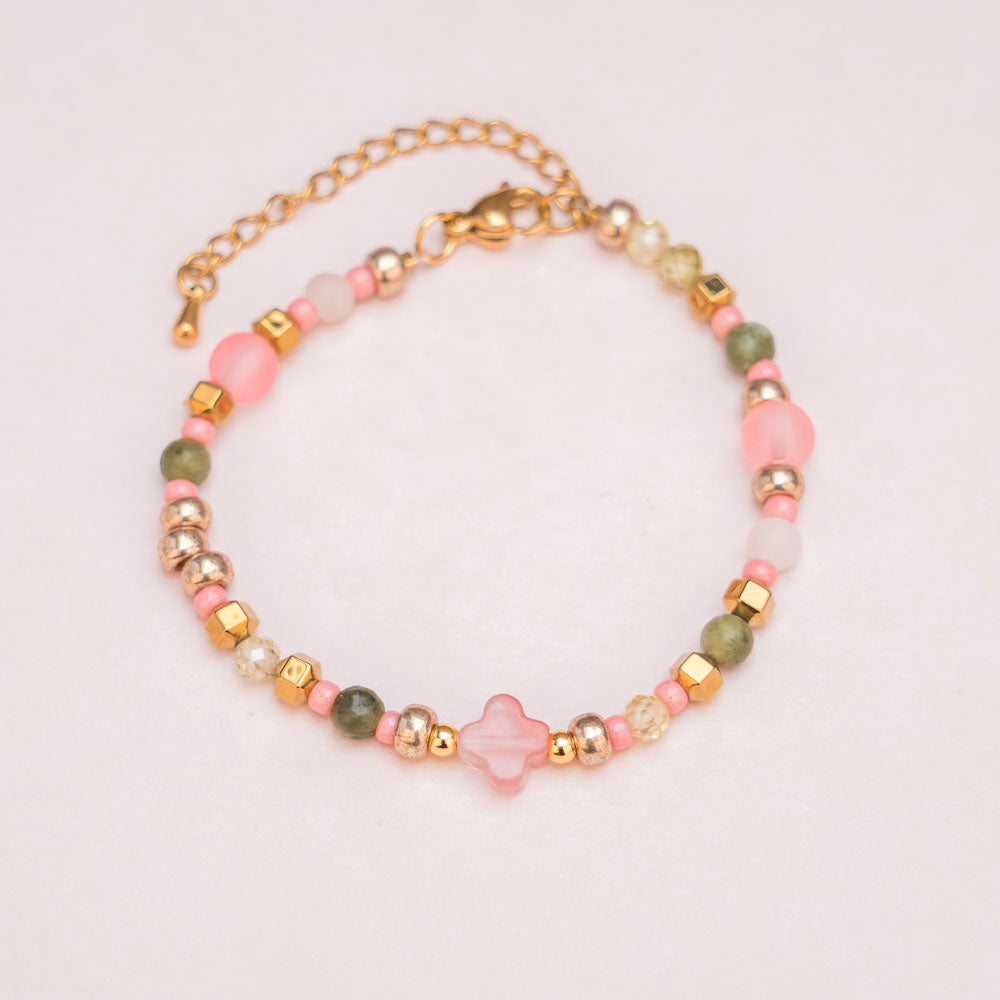 Armband - LUCKY MELON DAILY mit Glücksklee-Elemen