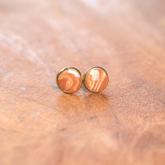 GOURMET - Ohrringe - Caramel Swirl - Stecker