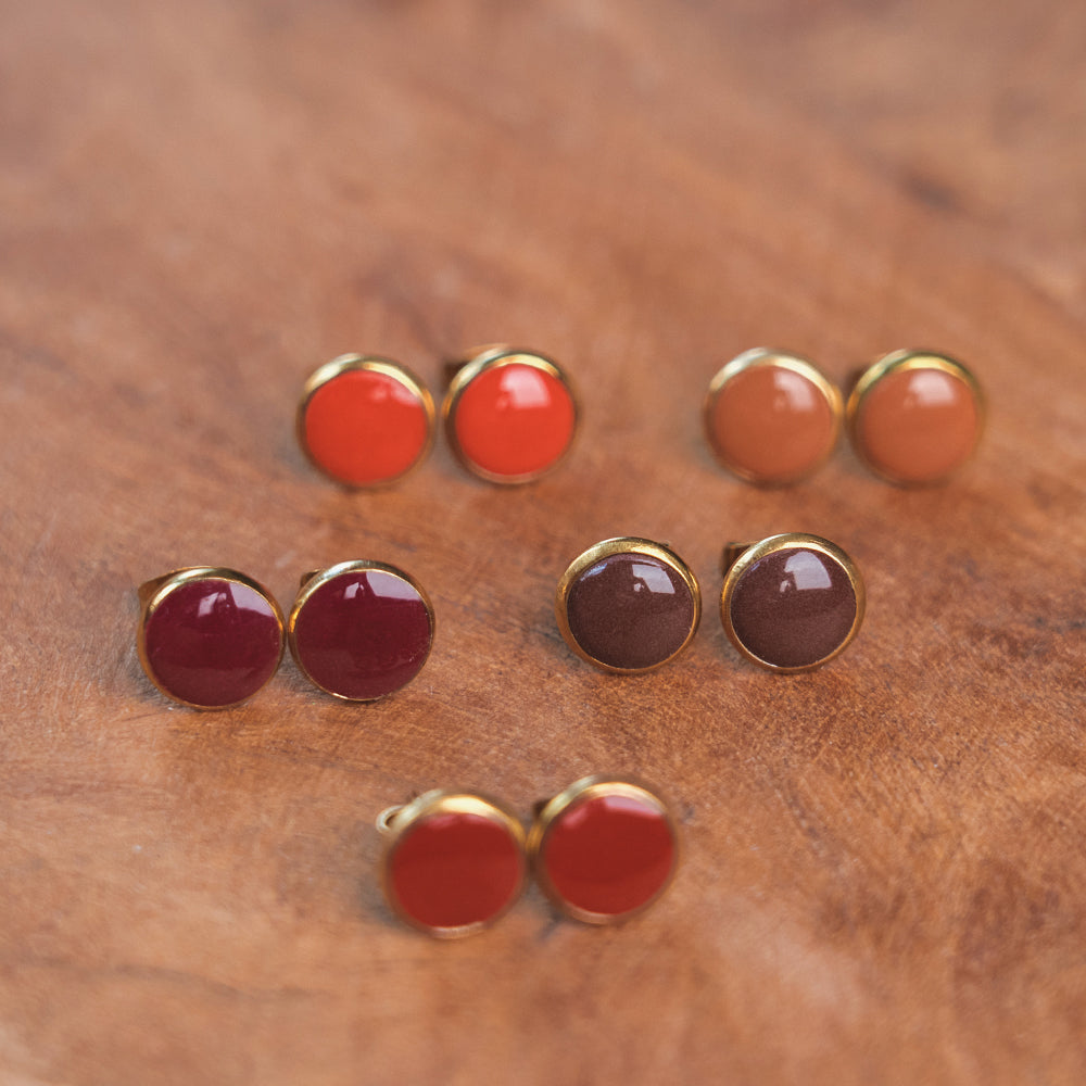 GOURMET - Ohrringe - Wine Dots I