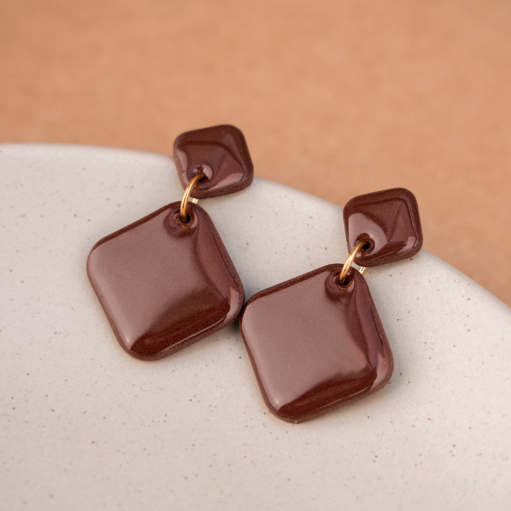 GOURMET - Ohrringe - Chocolate Squares