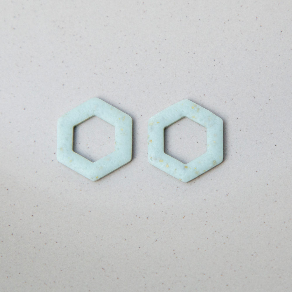 Mintgrün - Hexagon Anhängerpaar - Mix & Match
