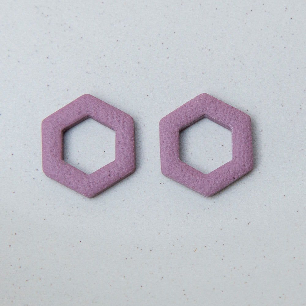Mauve - Hexagon Anhängerpaar - Mix & Match