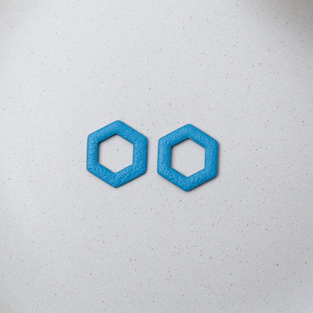 Kornblumenblau - Hexagon Anhänger - Mix & Match