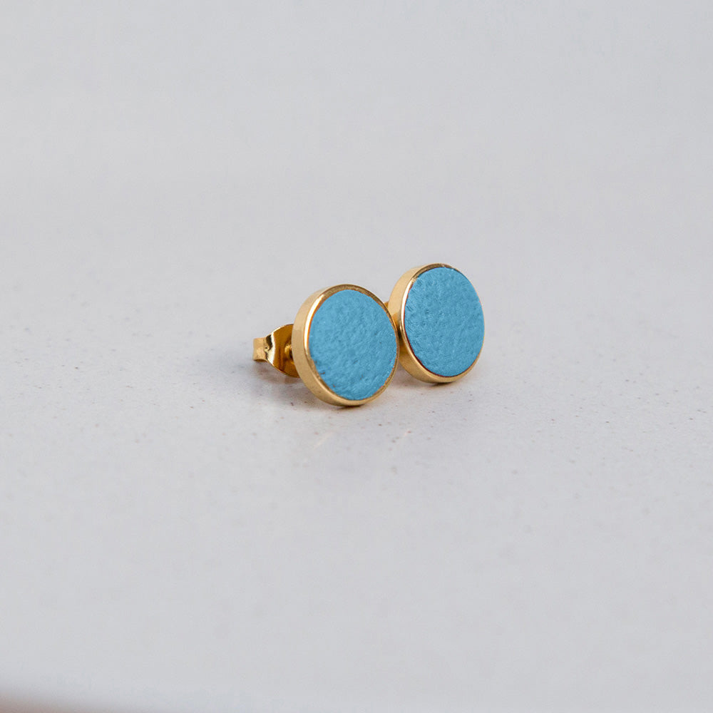 Ohrringe "Pure Dots" Eisblau