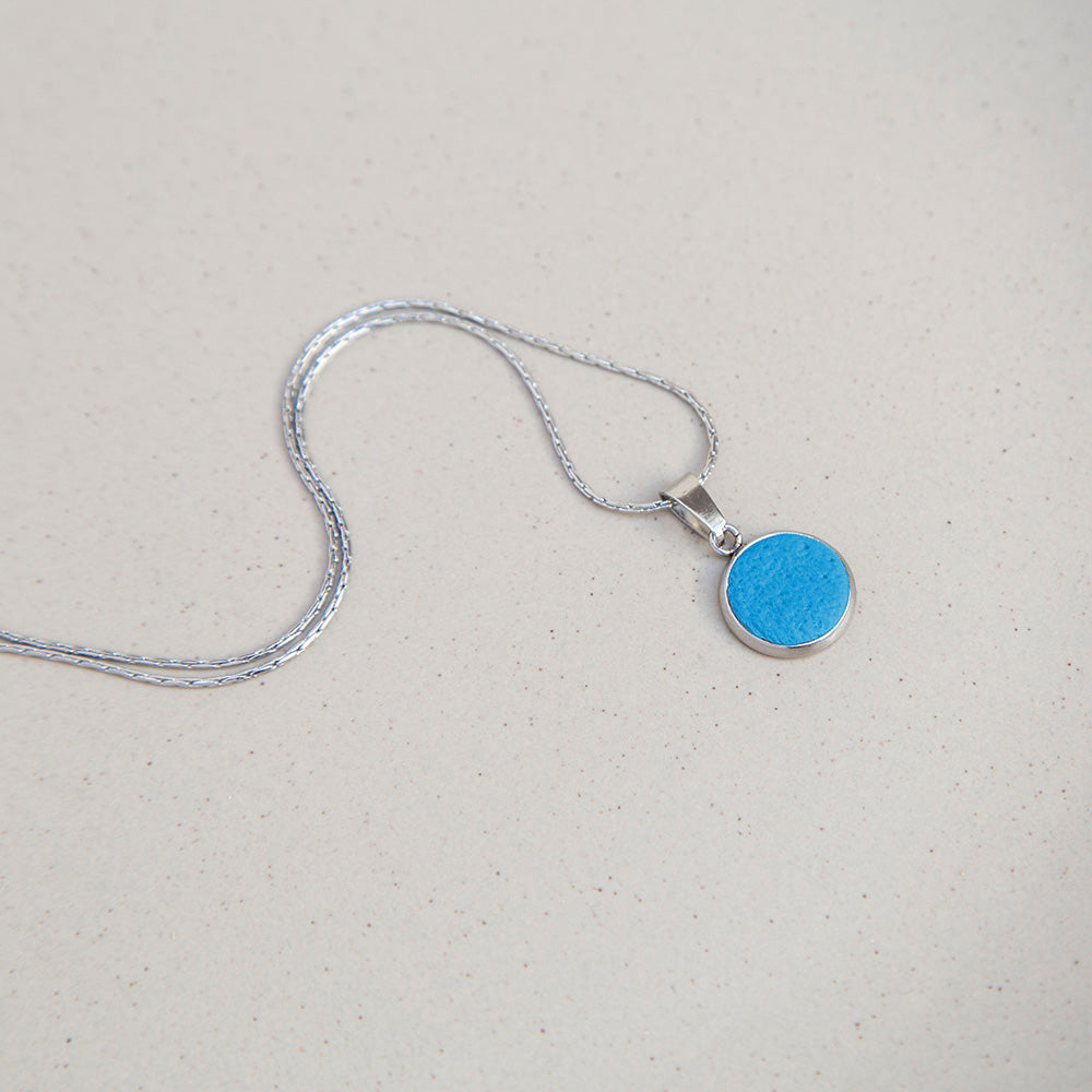 Kette - "Pure Dots" Kornblumenblau