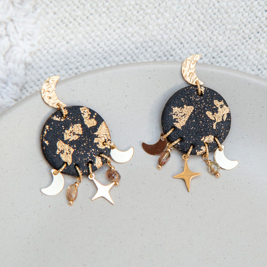 Ohrringe "Mondlicht" Stecker Mond