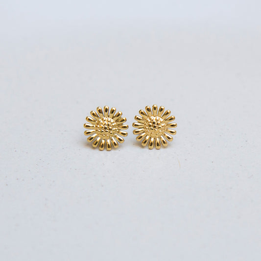 Ohrringe Stecker "Gänseblume" aus Edelstahl