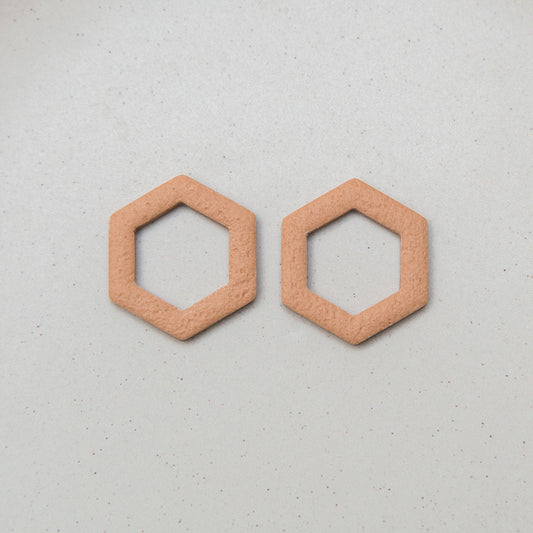 "Haselnuss" - Hexagon Anhänger - Mix & Match