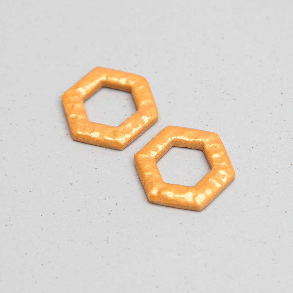 "Gold" - Hexagon Anhänger - Mix & Match (klein)