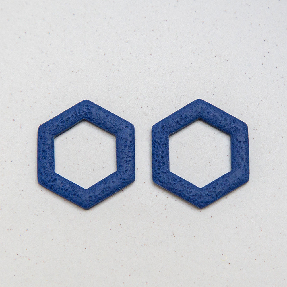 Mitternachtsblau - Hexagon Anhänger - Mix & Match (Kopie)