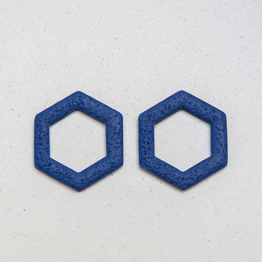 Mitternachtsblau - Hexagon Anhänger - Mix & Match (Kopie)