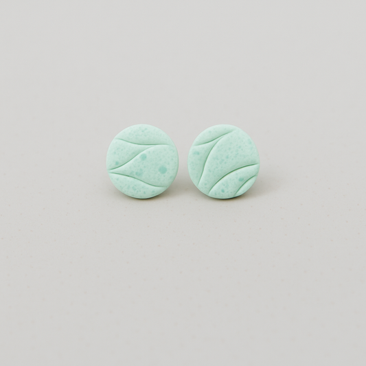 Ohrringe Stecker "Mint Garden" - klein
