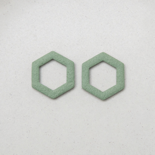 Salbeigrün - Hexagon Anhänger - Mix & Match